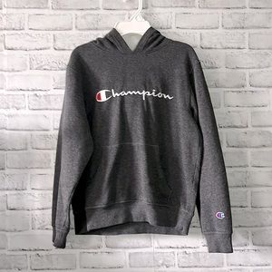 Youth large Champion sweatshirt gray